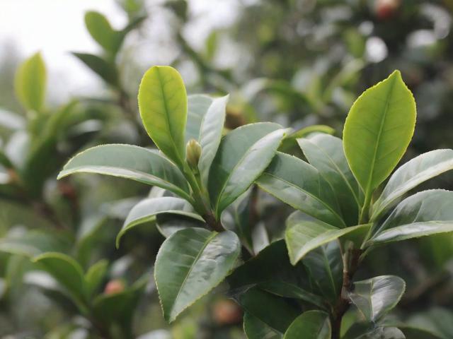 山茶叶图片高清大全：教你如何通过叶片图片识别山茶品种并拍摄技巧分享