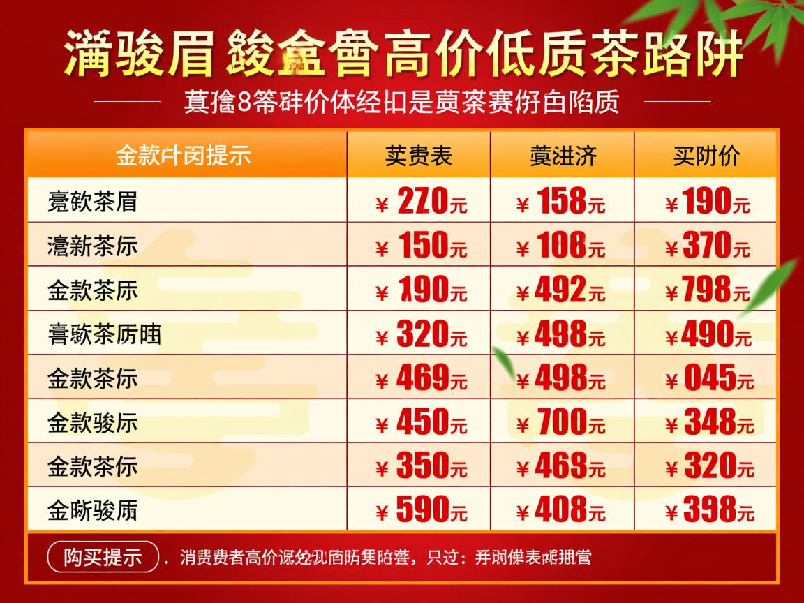 金骏眉礼盒茶叶价格表图片大全:2024年送礼选购指南,避坑高价低质茶