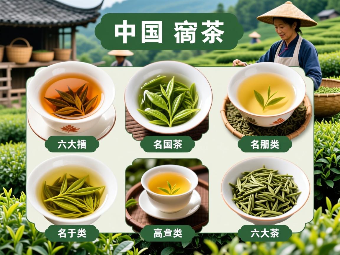 茶叶大全图片鉴赏指南:高清图解六大茶类与名茶识别技巧