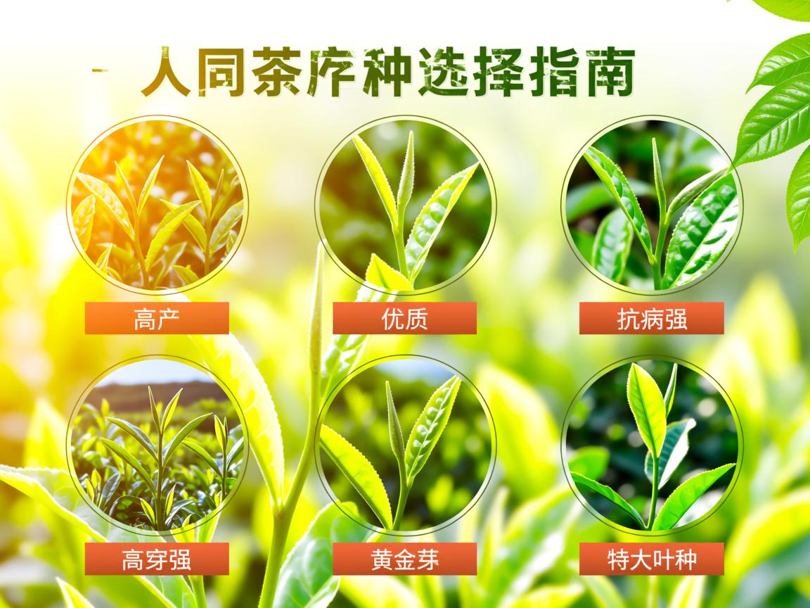 茶叶种怎么选？高产优质抗病强的茶树品种选择全攻略