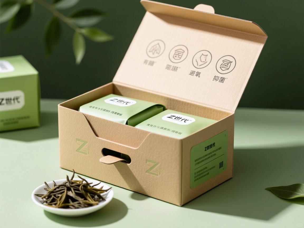 茶叶包装盒设计全指南：防潮避光阻氧抑菌+环保材质选型+Z世代与银发群体开盒体验优化