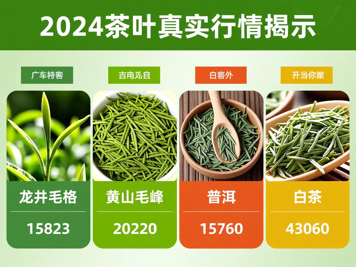 一斤茶叶多少钱？2024真实行情揭秘：龙井、黄山毛峰、普洱、白茶价格全对比