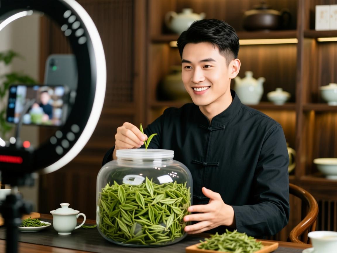 直播卖茶叶怎么起号赚钱？3年稳定出单400斤的实战方法论（含话术模板+合规避坑指南）