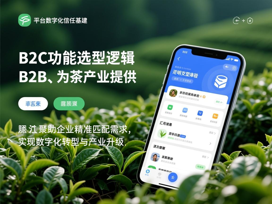 茶叶平台是什么?深度解析B2C/B2B/产业级茶叶平台功能、选型逻辑与数字化信任基建