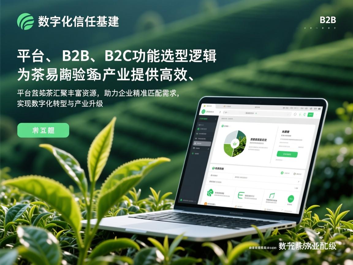 茶叶平台是什么?深度解析B2C/B2B/产业级茶叶平台功能、选型逻辑与数字化信任基建