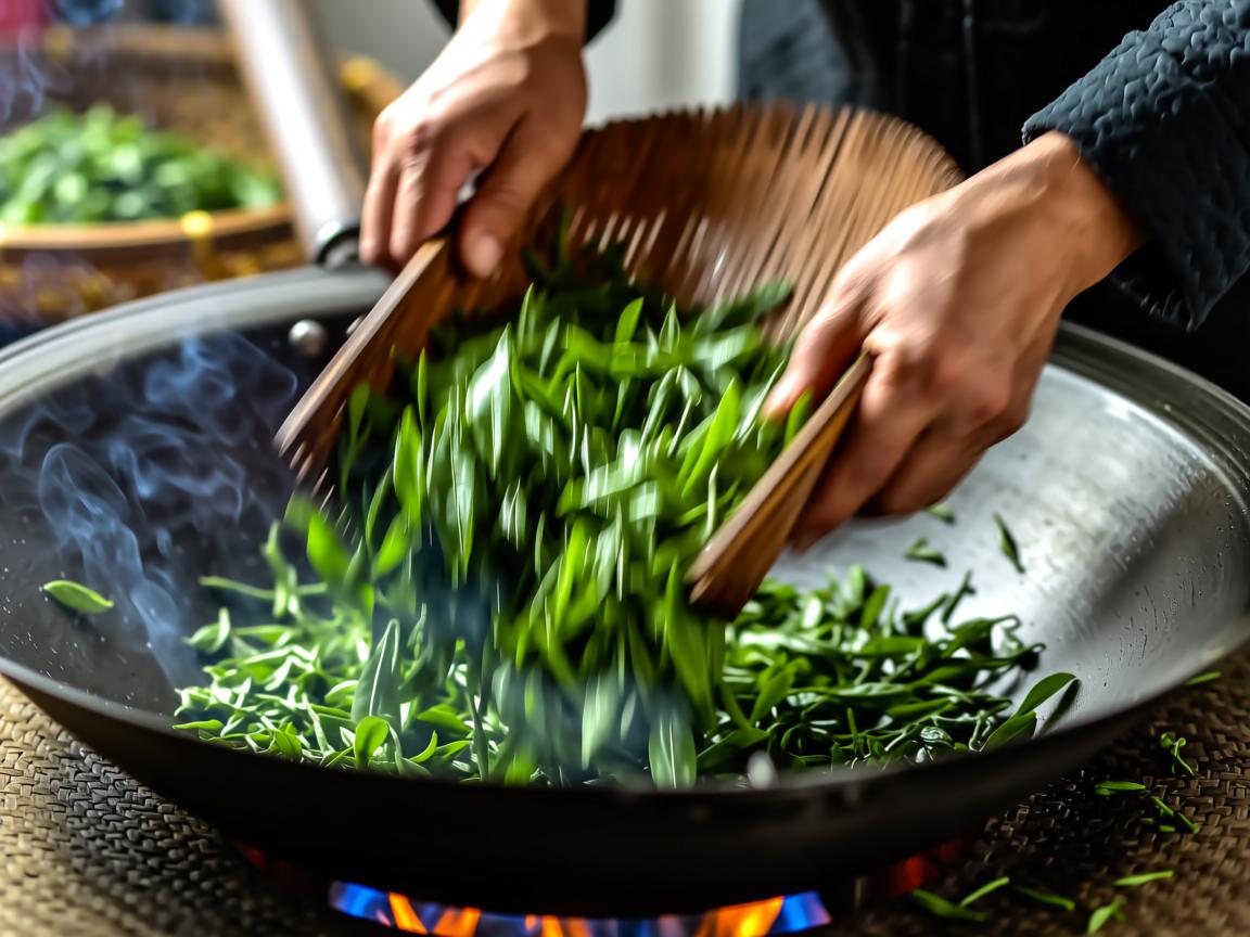 炒茶叶怎么炒:手工炒茶的底层逻辑与四维感官实操心法(杀青做形提香同步)