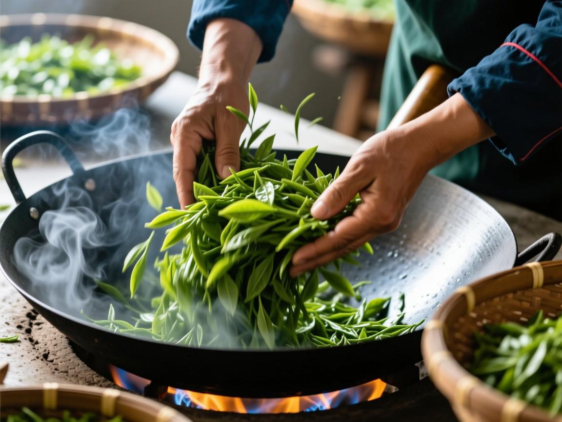 炒茶叶怎么炒:手工炒茶的底层逻辑与四维感官实操心法(杀青做形提香同步)