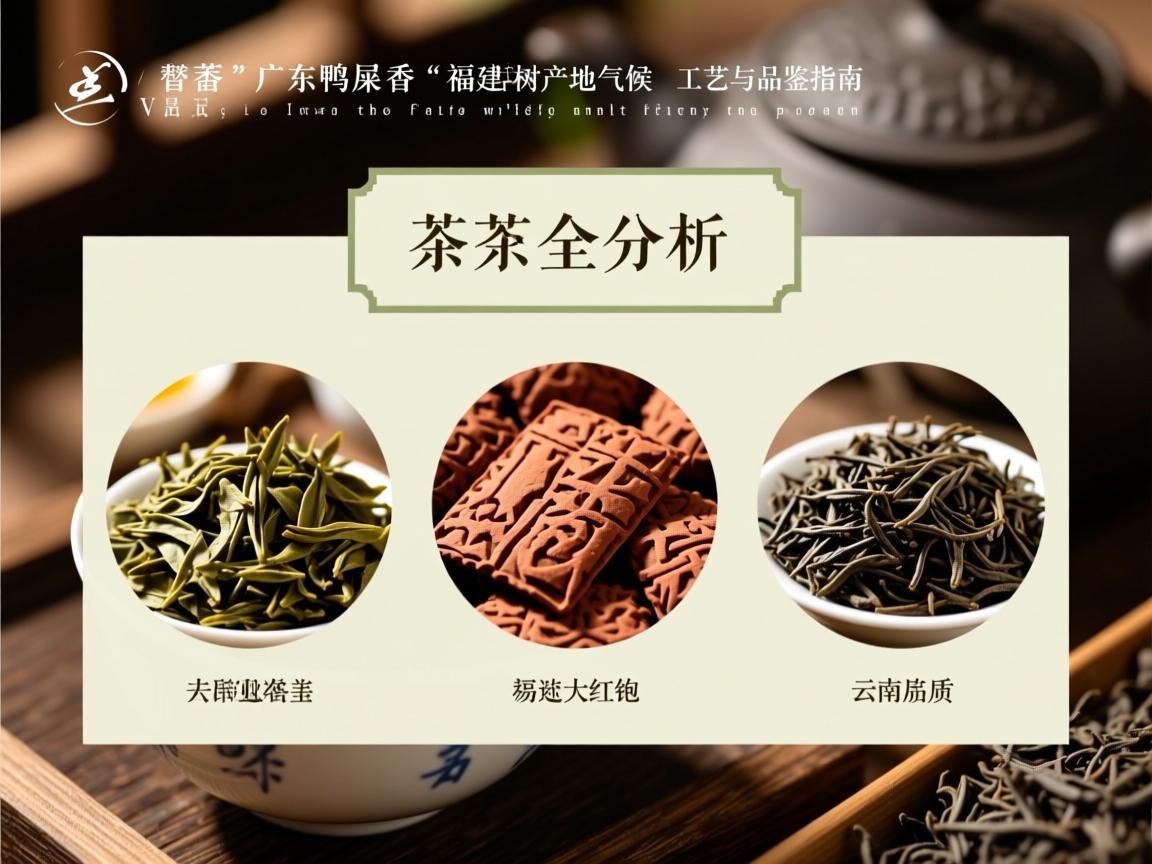南茶叶全解析：广东鸭屎香、福建大红袍、云南易武古树茶产地气候、工艺与品鉴指南