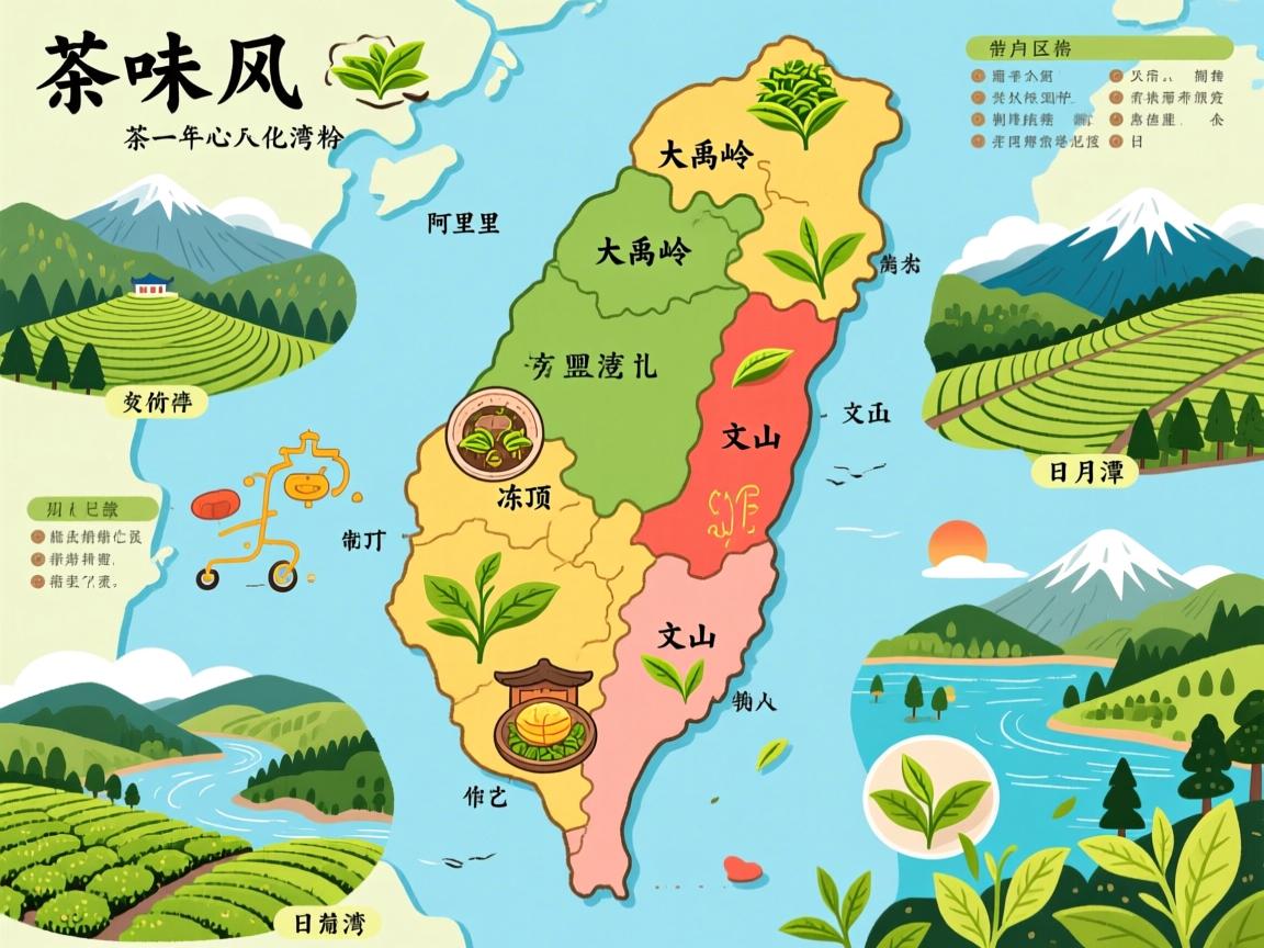 台茶叶风味地图：解密阿里山梨山大禹岭高山茶、冻顶乌龙、文山包种与日月潭红茶的产地-品种-工艺三维密码