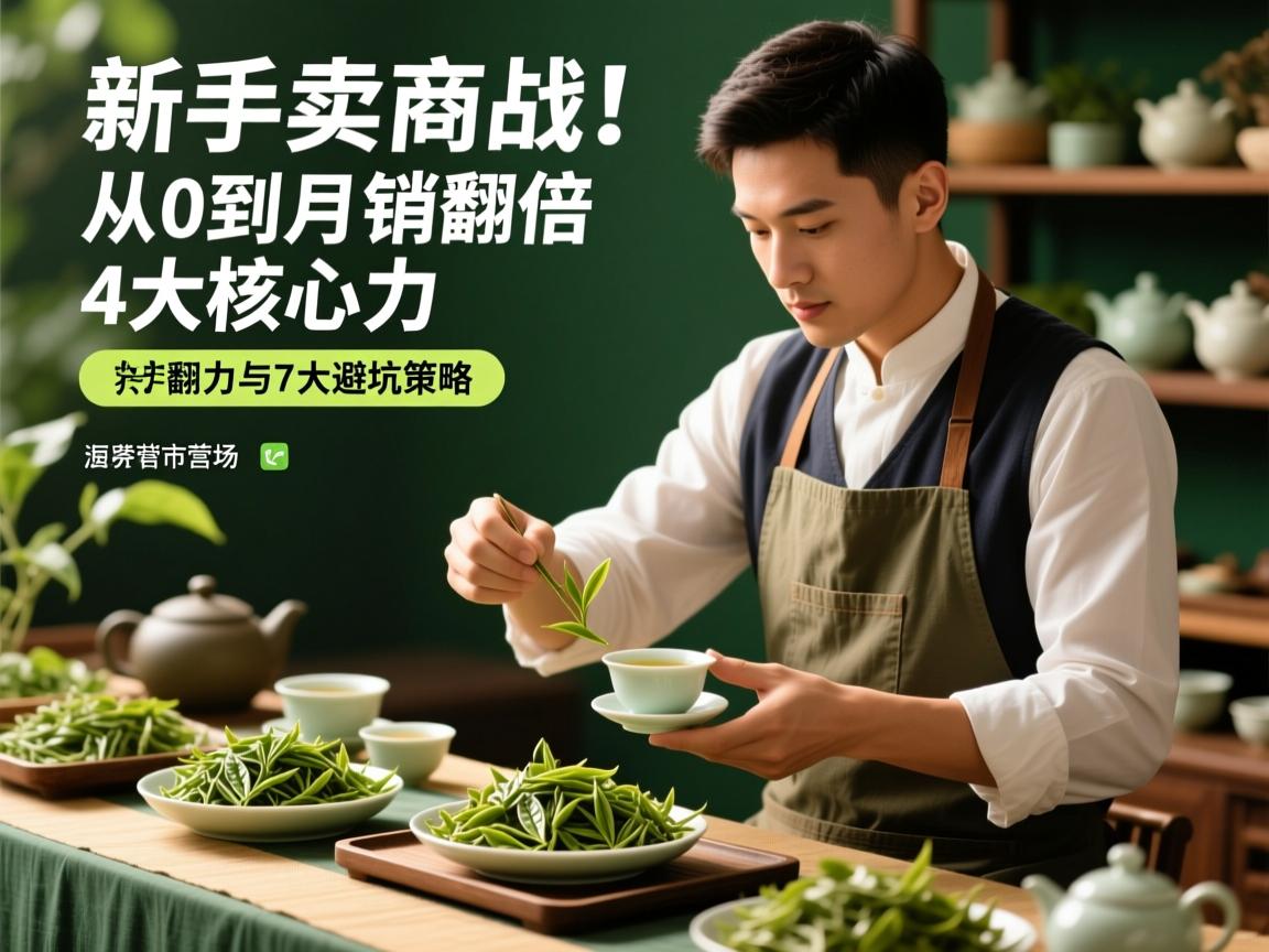 茶叶怎么卖？新手茶商实战指南：从0到月销翻倍的4大核心力与7大避坑策略