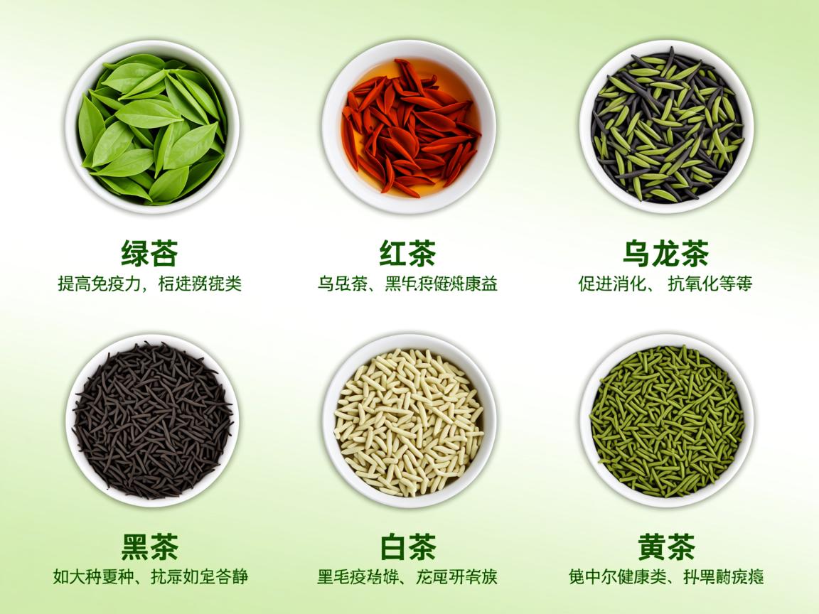 茶叶有什么功效与种类？一文读懂六大茶类及健康益处