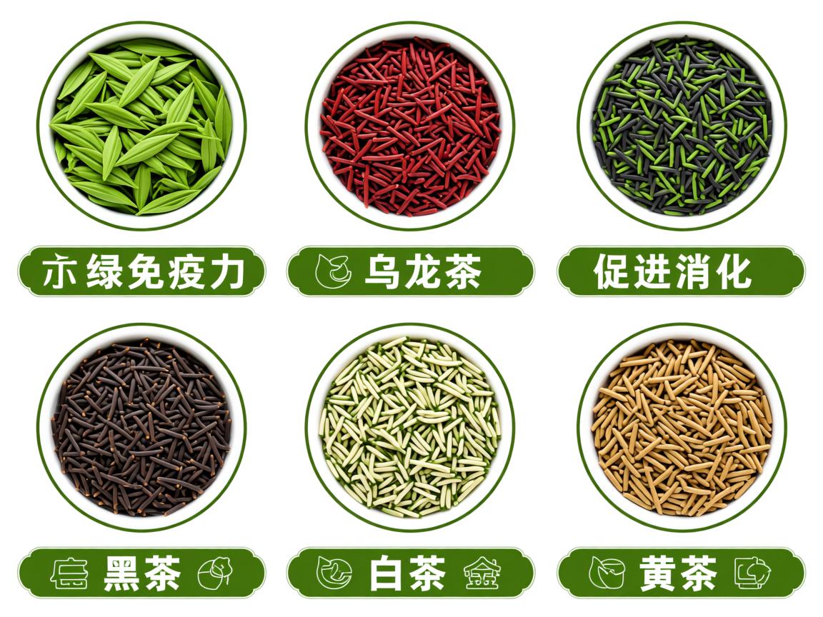 茶叶有什么功效与种类？一文读懂六大茶类及健康益处