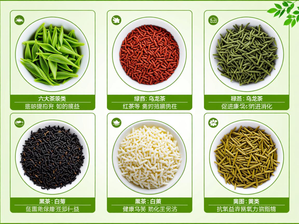 茶叶有什么功效与种类？一文读懂六大茶类及健康益处