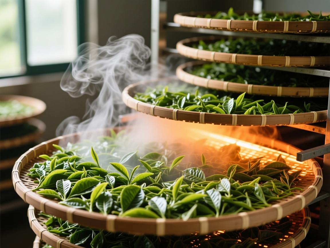 茶叶烘干技术全解析：温度、风速、热源与茶类匹配的实战指南