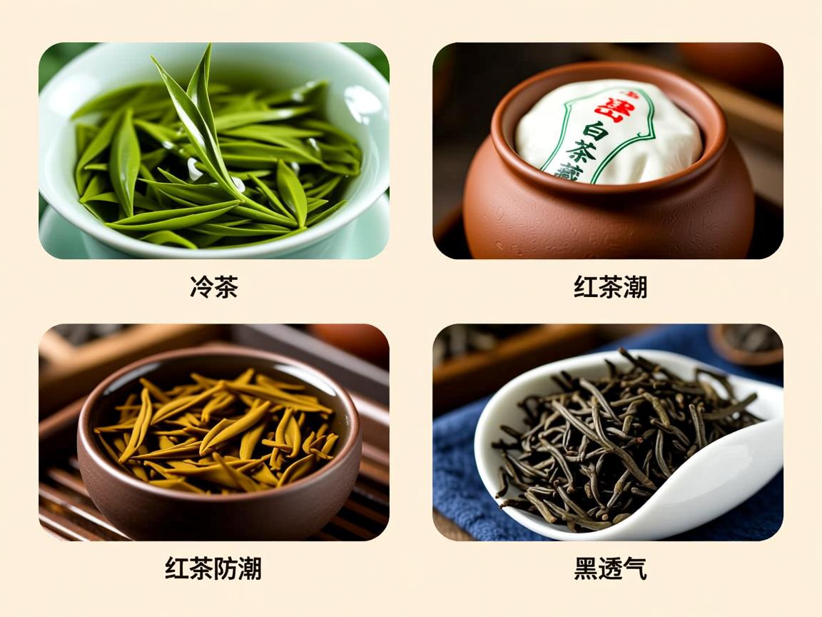 怎么保存茶叶？5类茶的科学存法（绿茶冷藏/白茶陶罐/乌龙分火候/红茶防潮/黑茶透气）