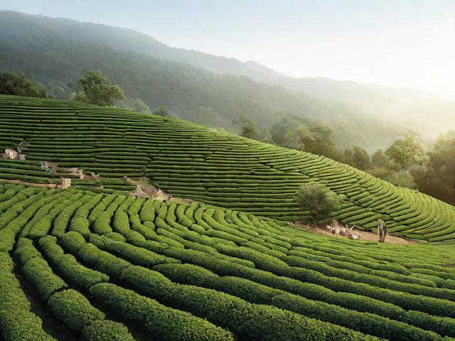 茶田景观设计:融合自然与文化的多功能经济模式