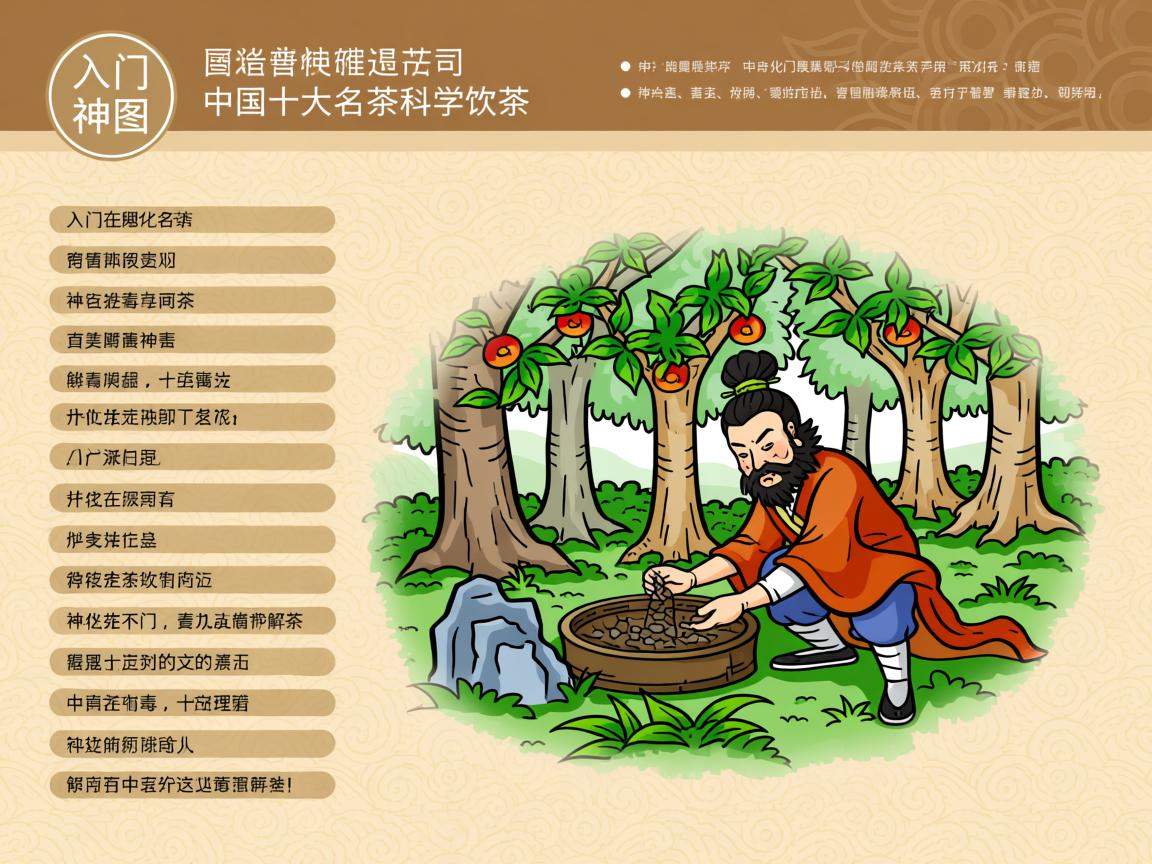 茶叶简介：从神农解毒到日常养生，一张读懂中国十大名茶与科学饮茶的入门图谱
