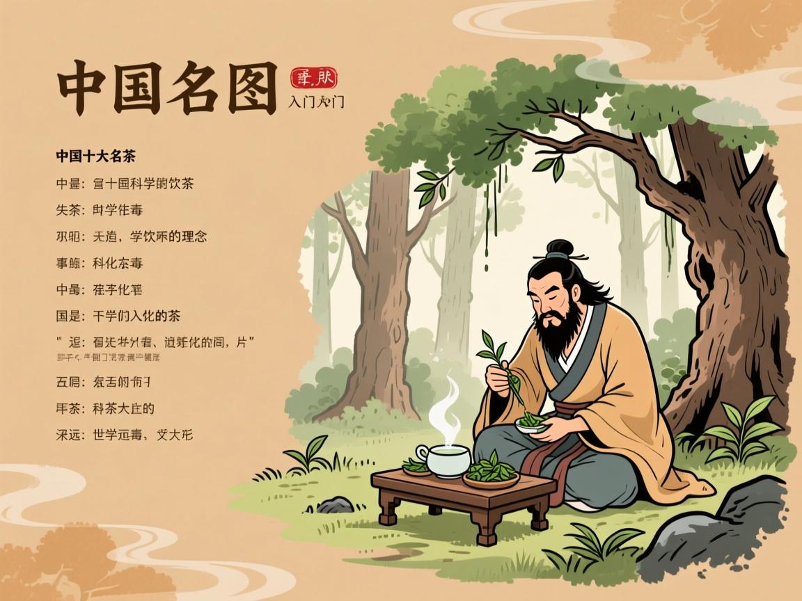 茶叶简介:从神农解毒到日常养生,一张读懂中国十大名茶与科学饮茶的入门图谱